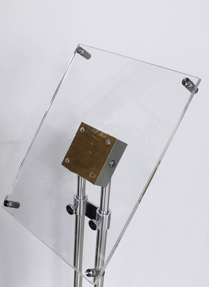 A3 Acrylic Adjustable Double Pole Poster Frame Display Stand