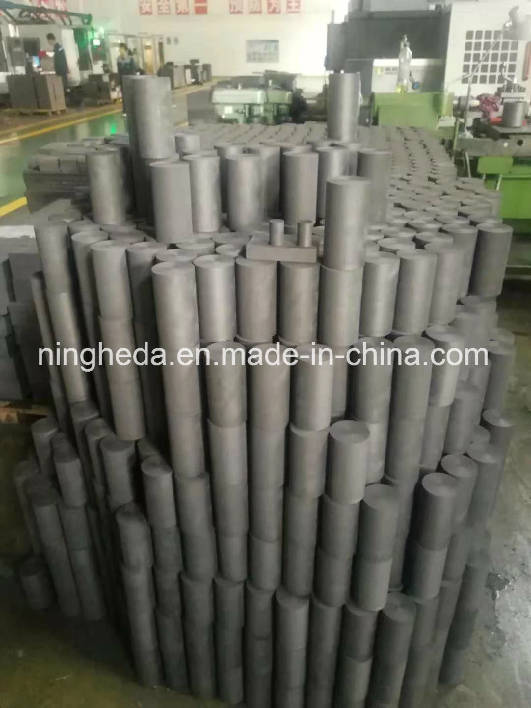 Machined Carbon Graphite Rod and Block with Fine Grain