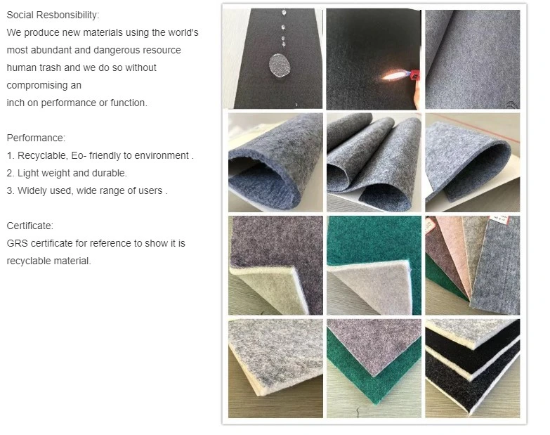 Hard/Soft Polyester Felt Fabric Sheets/Roll