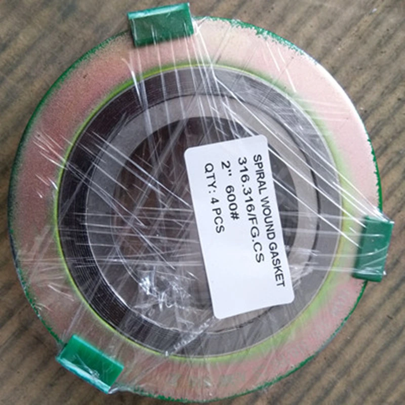 Class150 Graphite Filler Spiral Wound Gasket with Outer Ring
