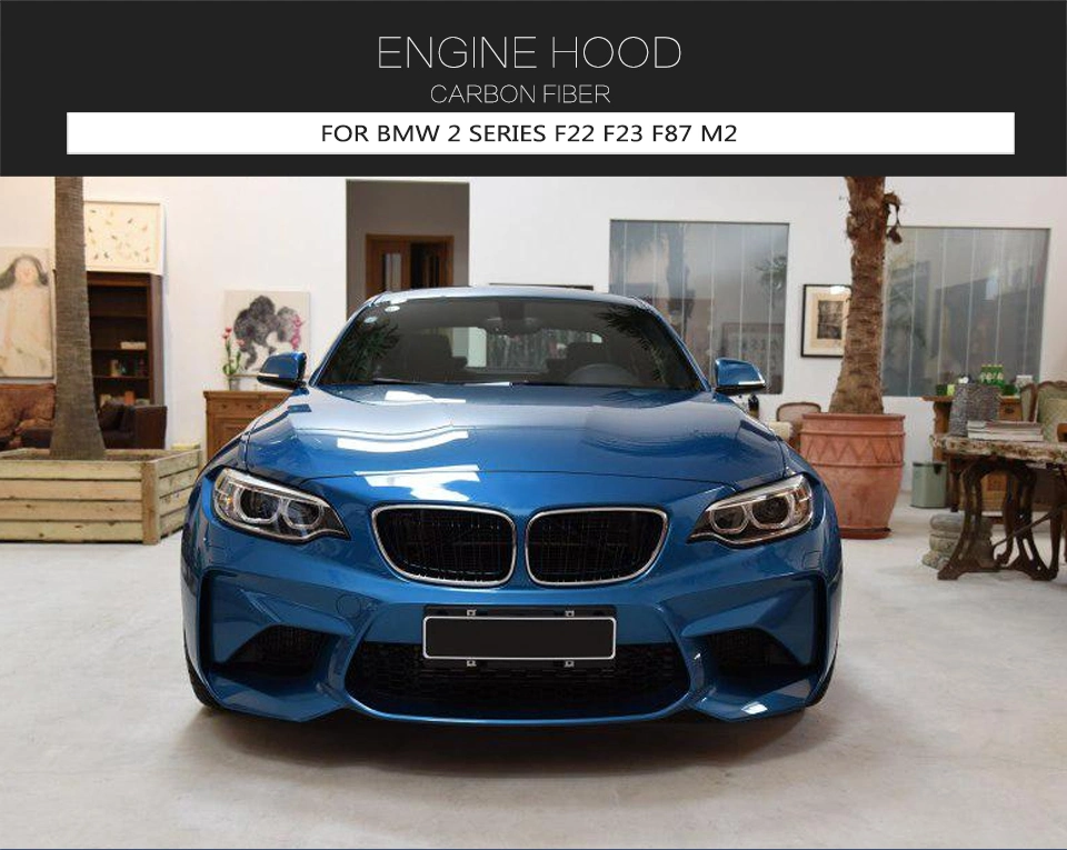 Carbon Fibre Engine Hood for BMW F87 M2 F22 220I 228I M235I M Sport 2014-2019