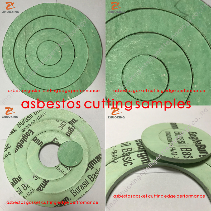 Zhuoxing Rubber Asbestos Graphite Gasket Oscillating Knife Cutting Machines