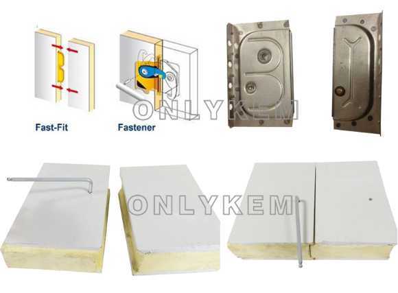 CFC-Free PU Sandwich Panel with Cam Lock