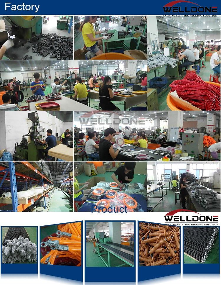 High Strength Carbon Fiber Steel Wire Rope Assembly with Terminals