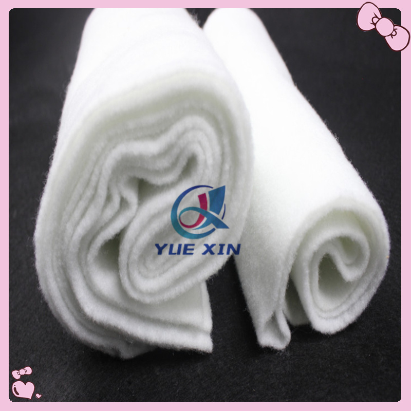 White Soft Needle Polyester Felt for Glove Using