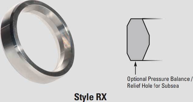 Metal Seal with Grooves and Graphite Filler Kammprofile Gasket