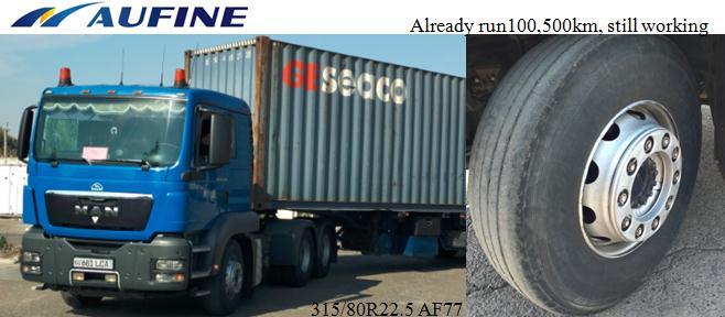 13r22.5 Aufine Brand Tire Sell Well in Africa