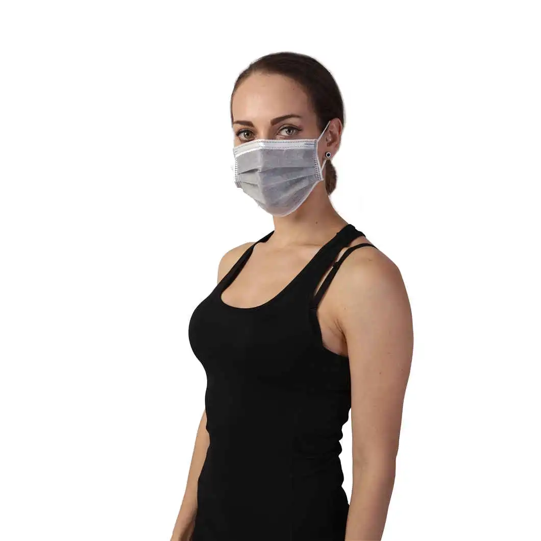 Activated Carbon Anti Dust Industrial Use Disposable Dust Earloop Face Mask with Activated Carbon Filter