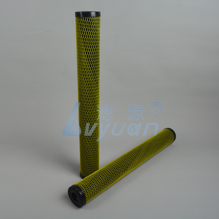 Pure Water Filter 10 Microns 20 Inch Sintered Activated Carbon Filter Carbon Fiber Filter Cartridge