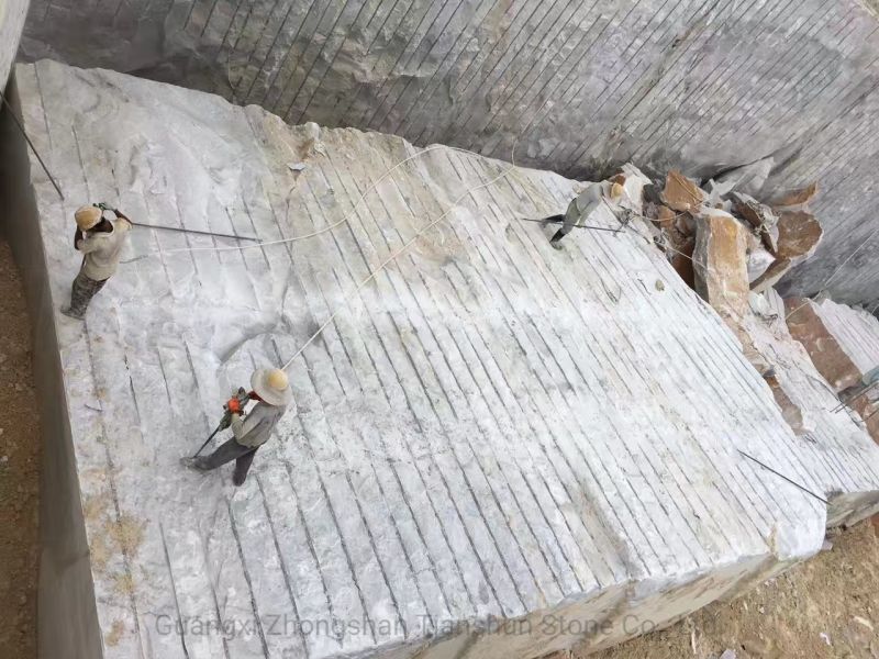 Raw Marble Slab Stone Cutting 36X36'' Italian White Marble Slab Bianco Carrara