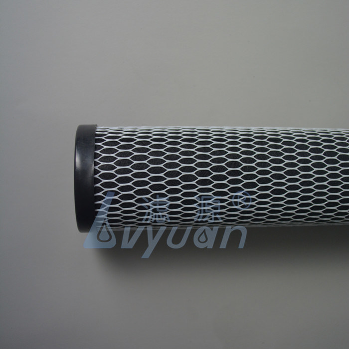 Pure Water Filter 10 Microns 20 Inch Sintered Activated Carbon Filter Carbon Fiber Filter Cartridge