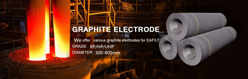 High Quality 100-700mm Diameter Graphite Electrodes for Eaf