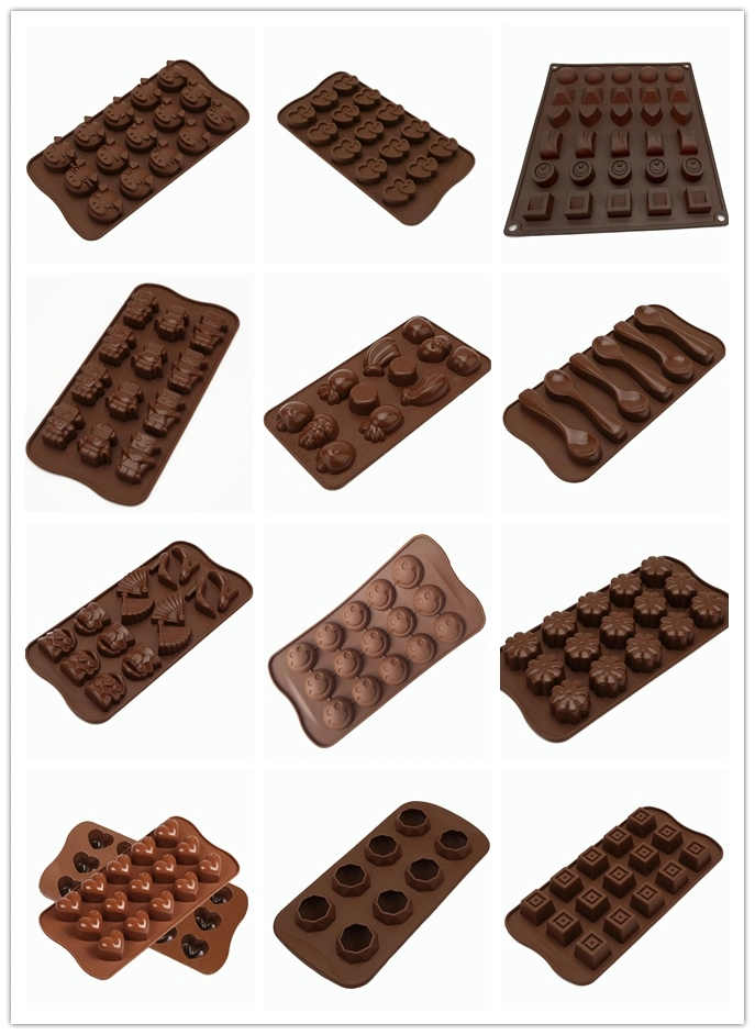 Forma diversa stampo per ghiaccio stampo per il cioccolato in silicone