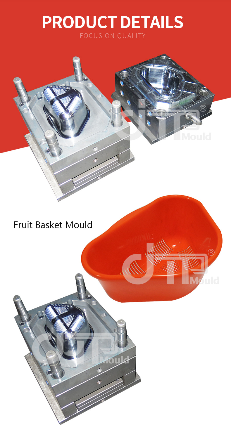 Plastic Injection Fruit Basket Mould Vegetable Basket Mould