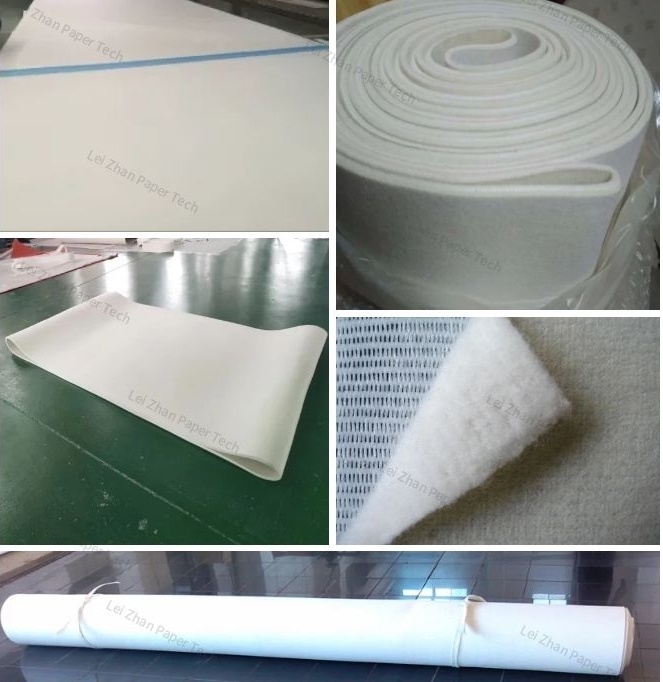 China Press Felt Triple Layer Felt Mg Felt for Paper Making Clothing