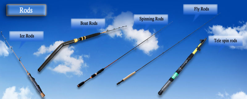 Quality Graphite Slammer Spinning Boat Fishing Rod