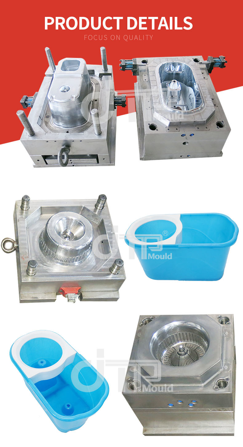 Core Mould of Plastic Mop Bucket Mould