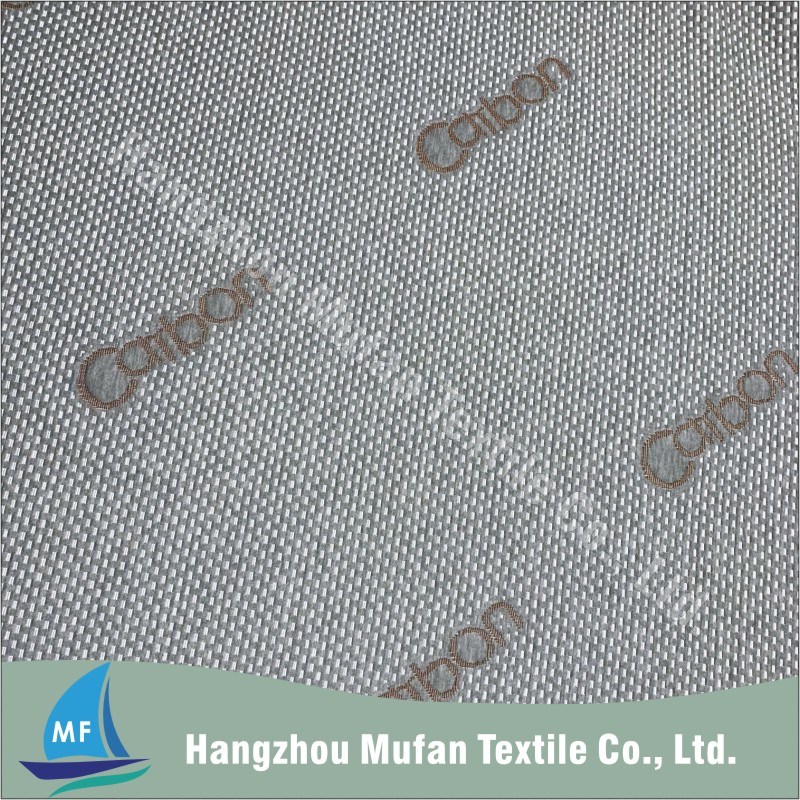 Soft 30% Grey Spun Carbon 70% Polyester Jacquard Knitted Fabric Carbon Fabric