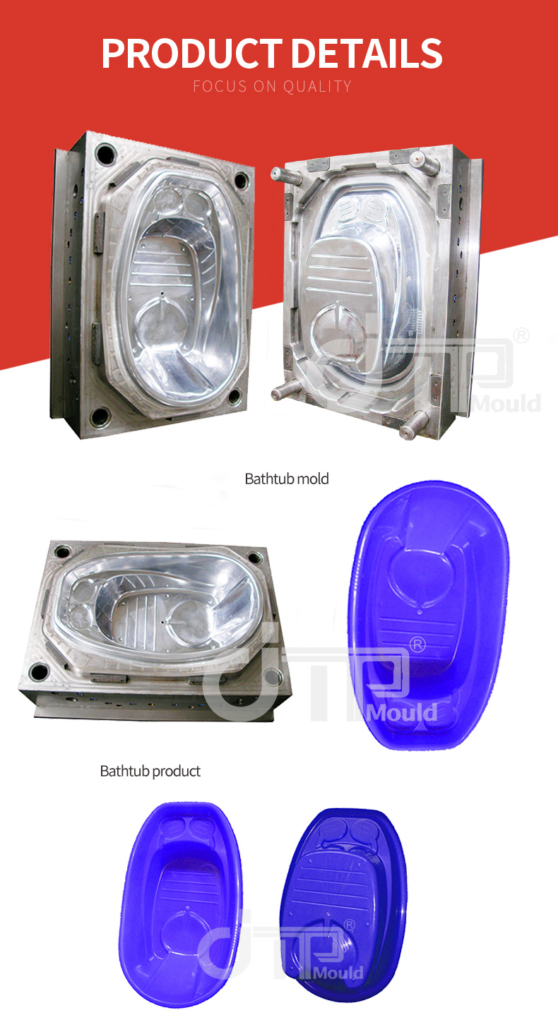 High Smooth Core Mold Plastic Baby Bathtub Mould for Kids