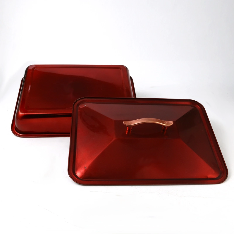 Eco-Friendly Stainless Steel Plates Canteen Plates Lunch Tray