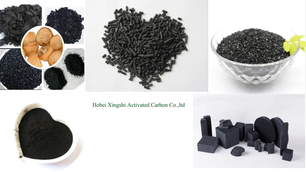 Black Granulated Activated Carbon, 350~450 G/L Granulated Activated Charcoal