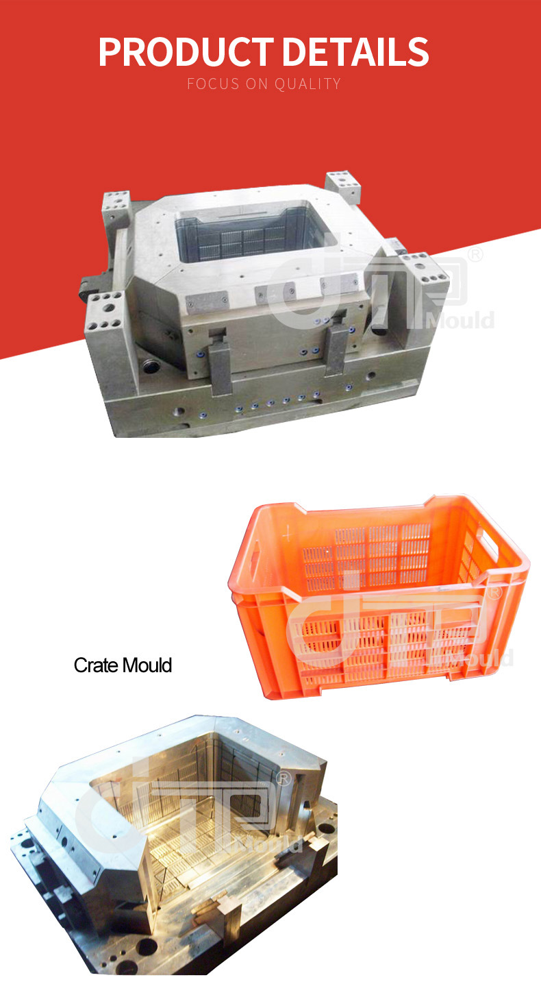 Professional Mould Manufacture of Plastic Injection Crate Mould/Mold