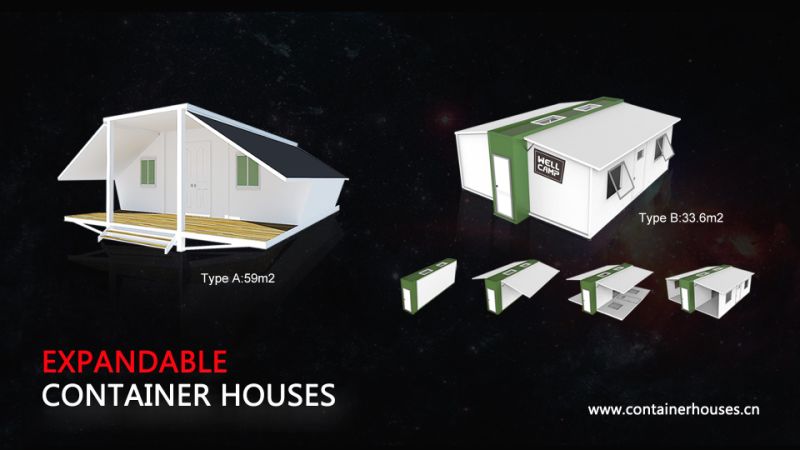 Strong and Durable Expandable Container House/Expandable Prefab House