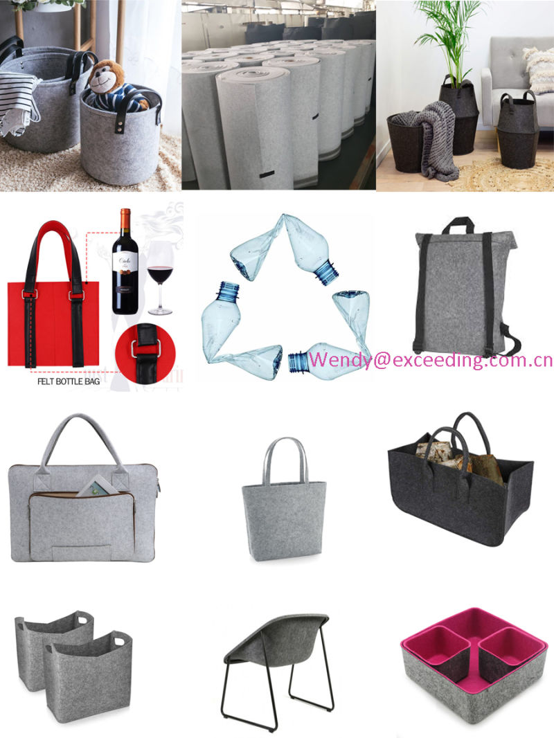 Recycled Felt Bag Women Felt Tote Bag Women's Wool Felt for Felt Bag, Handbags, Shopping Bag