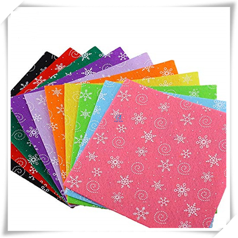 9" X 12" Assorted Pack Printed Craft Felt Handcraft Felt