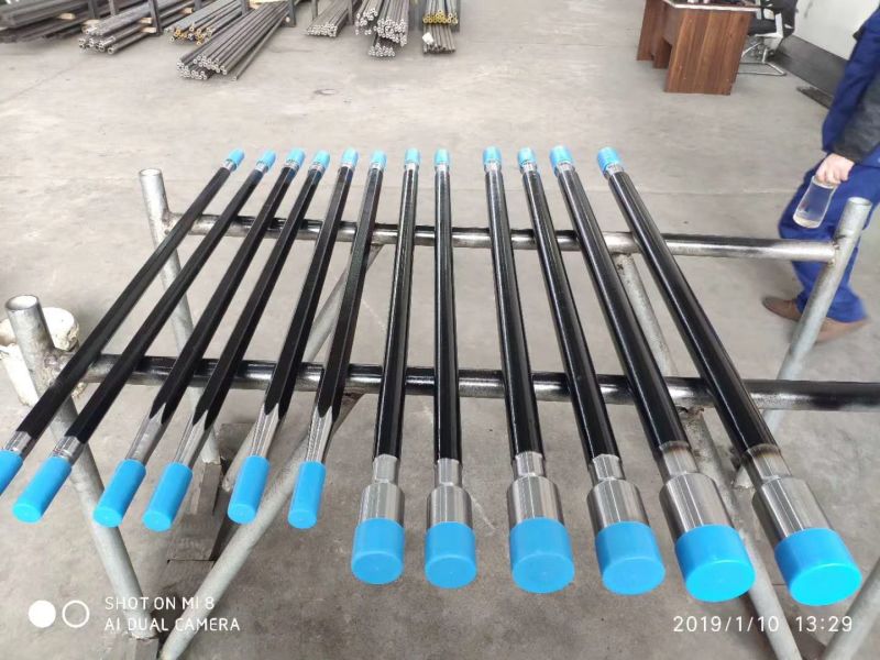 Drill Rod for Jack Hammer Drilling Head for Earth Rod Top Hammer Drilling Toolsthread Rod