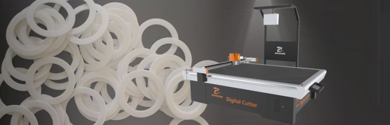 High Quality of Graphite Wound Gasket Cutting Machine