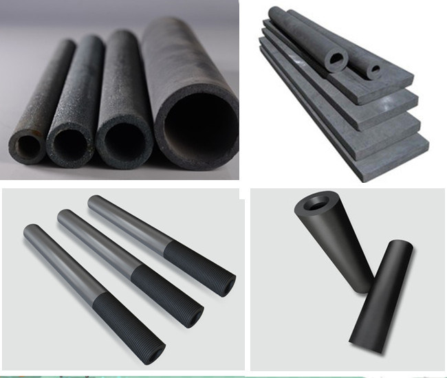 High Purity Carbon Graphite Tube for Industrial Furnace Heat Exchanger Metal Casting