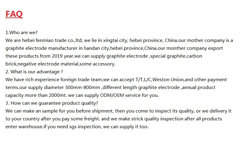 Grade Large Diameter Graphite Electrodes for Electric Arc Furnaces