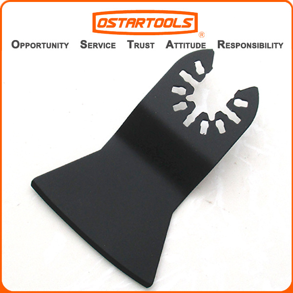 High Carbon Steel Oscillating Multitool Quick Release Rigid Scraper Blade