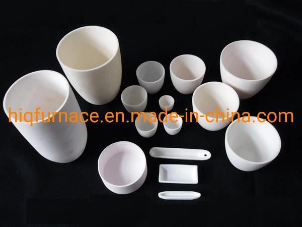 Customized Industrial High Hardness Alumina Ceramic Crucible, 99 Alumina Ceramic Crucible for Lab/Al2O3 Ceramic Crucible