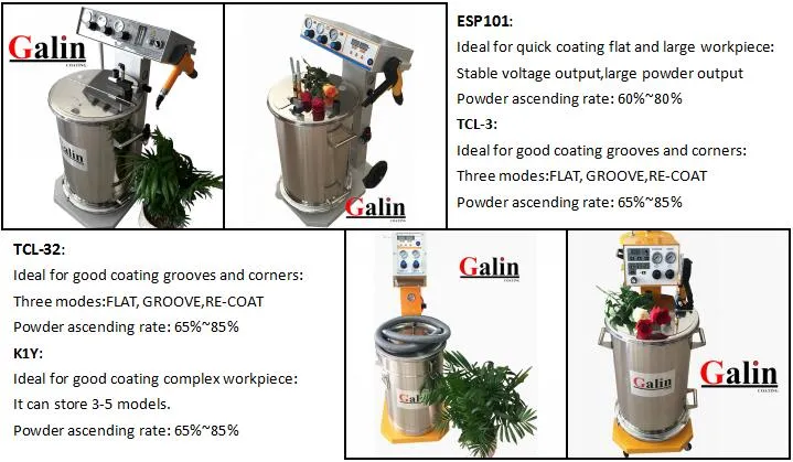 Galin Powder Spray/Paint/Coating Gun (GLQ-L-1BL) with Cascade and Diffrent PCB