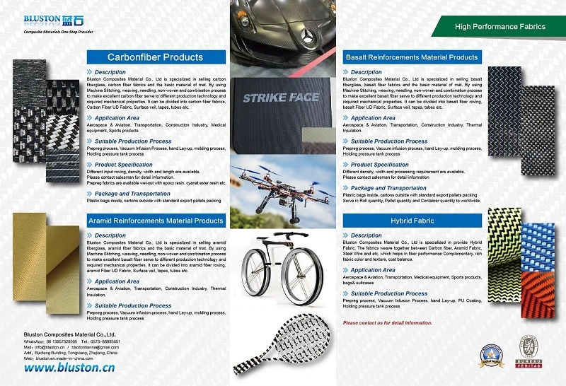 Carbon Fiber Fabric Hybrid Fabrics, Aramid Fabrics Carbon Fiber Ud Fabrics Carbon Fiber Multiaxial Fabrics