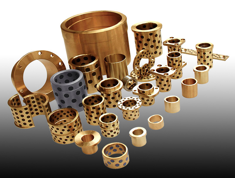 Jdb Graphite Lubricating Bronze Bushing Cylindrical Oilless Bushing