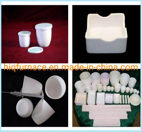 Hot Sales Cheap Casting Alumina Ceramic Crucible, High Al2O3 Cup-Shaped Crucible Cylindrical Ceramic Crucible with Sealed Lid