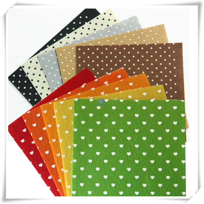 9" X 12" Assorted Pack Printed Craft Felt Handcraft Felt