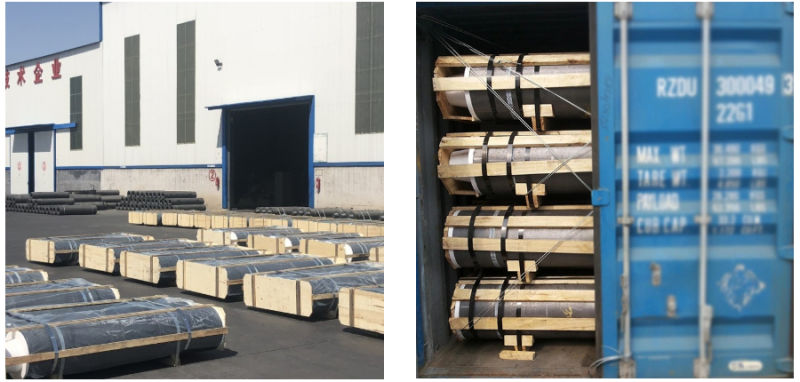 High Quality 100-700mm Diameter Graphite Electrodes for Eaf