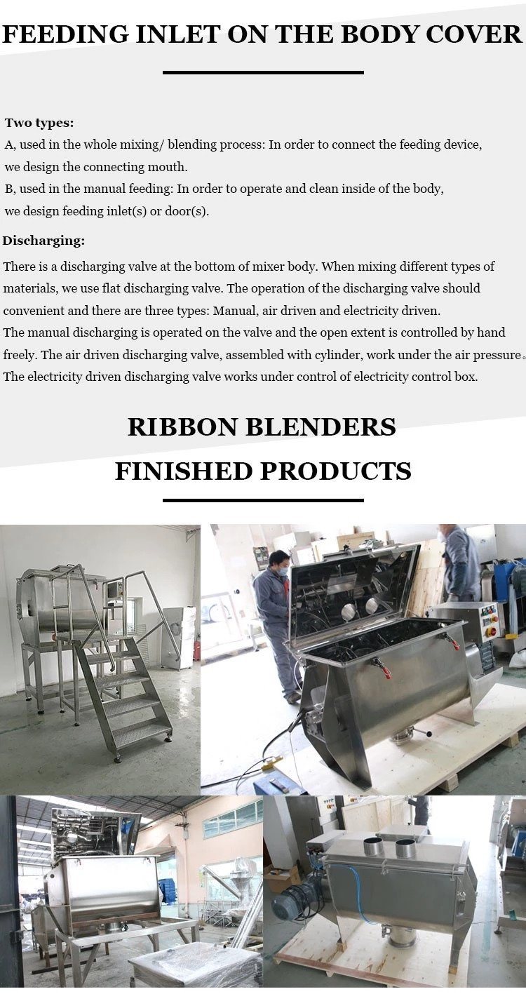 Unitfine Double Ribbon Blender for Graphite Powder