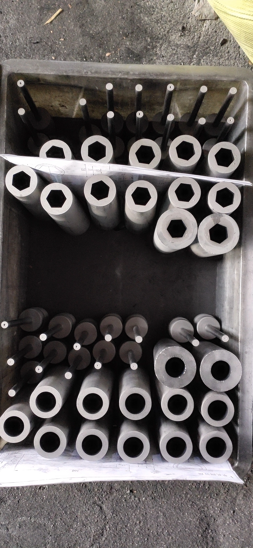 High Density 1.85 Good Coating Inside Graphite Mold for Continuous Casting Brass