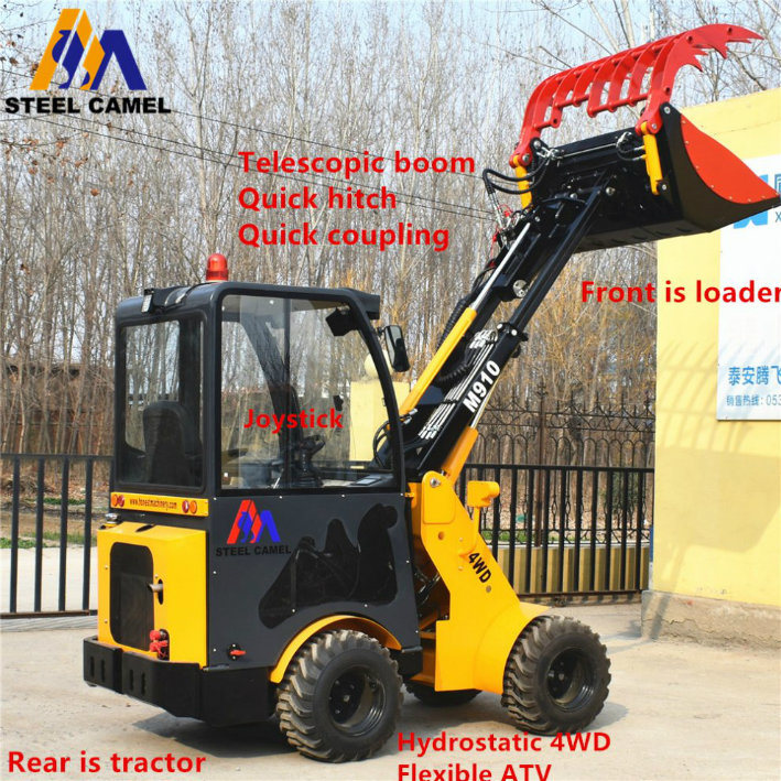 Sugarcane Grapple Sugar Cane Grabber Loader with Telescopic Boom for Sale