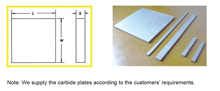 Hard Alloy Wear Plates Carbide Plates Cemented Carbide Plates