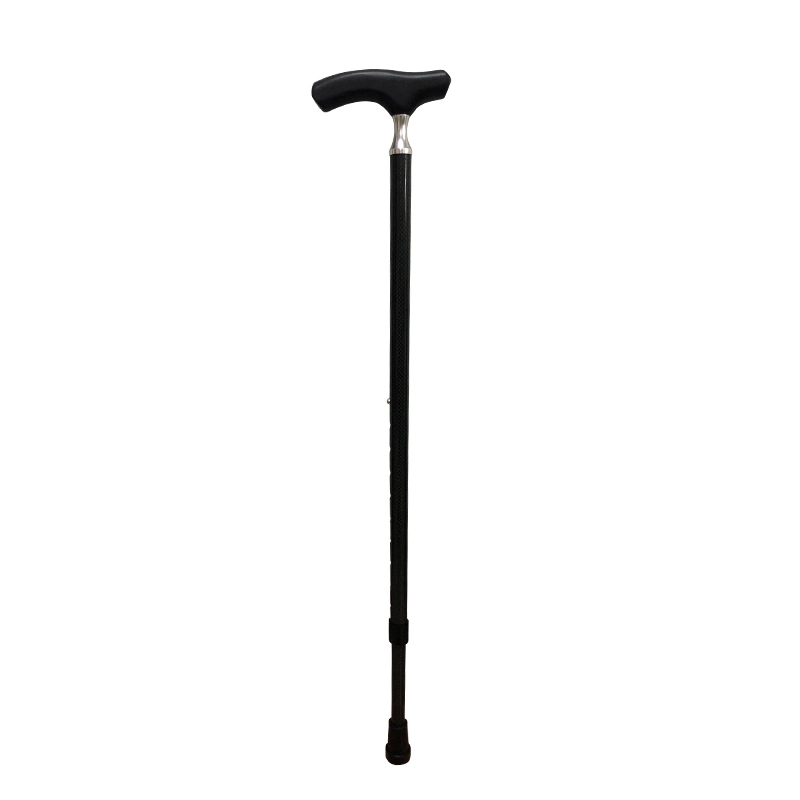 Wood Non-Slip Carbon Fiber Ultra Light Crutch Walking Cane