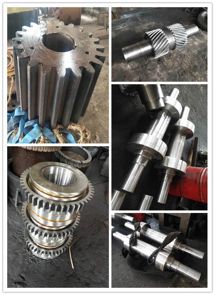 Densen Customized Steel Gear Ring Girth Gear for Transmission, Forging Large Gear Ring