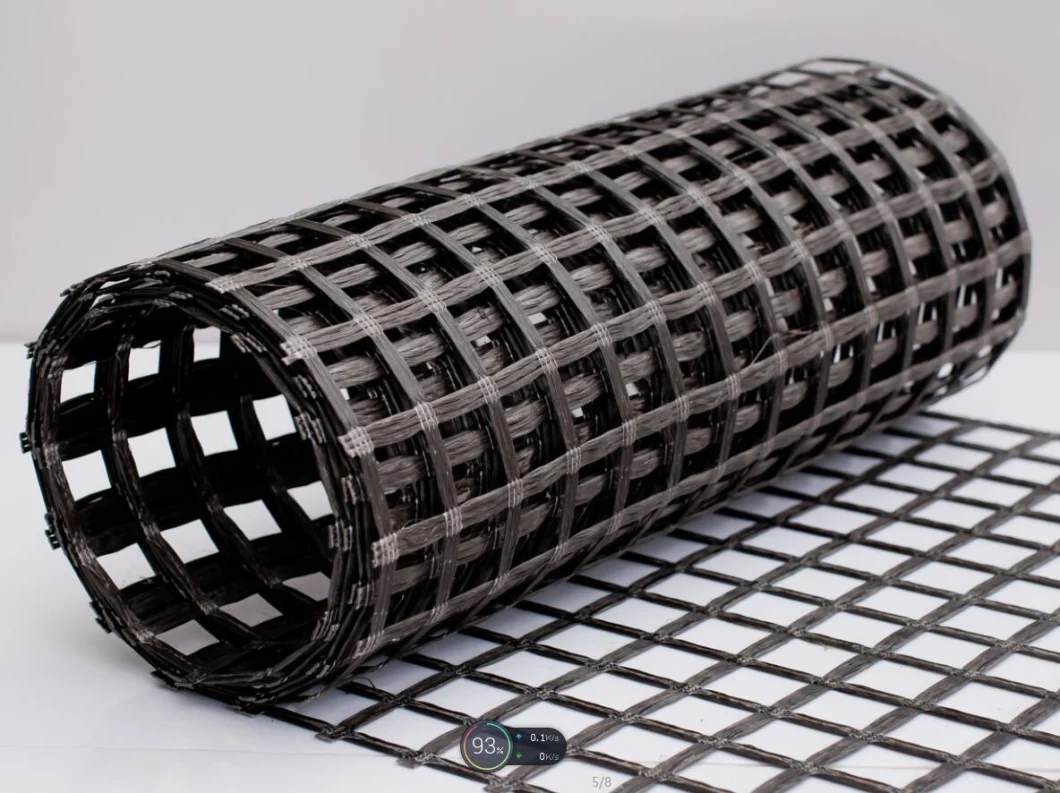 100kn Reinforcements Geogrid Basalt Fiber Geogrid for Rode Base