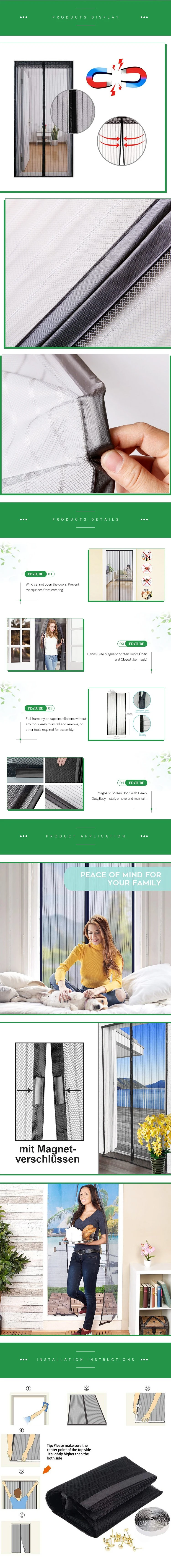 Fly Screen Netting Material Insect Door Screen Mosquito Netting