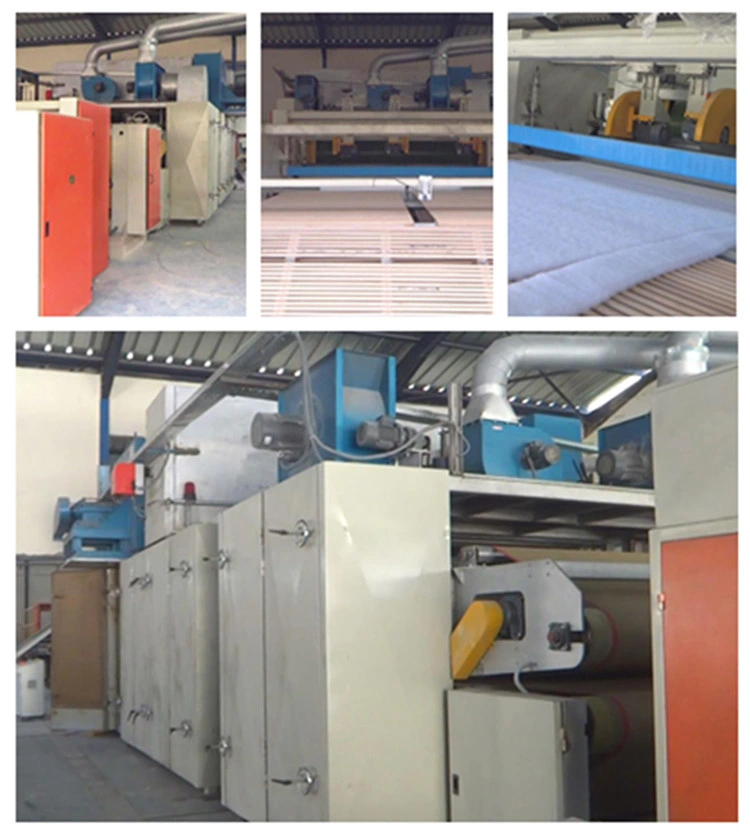 New Type Chemical and Thermal Bond Non Woven Composite Fabric Manufacturing Line